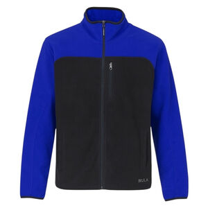Bula Zip-Up Fleece Jacket Blue & Black Sz M